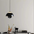 Scandinavische Hanglamp Met Gelaagde Kap En Zachte Lichtverspreiding
