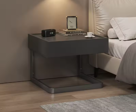 Zwevend Nachtkastje van Acaciahout met Ruimtebesparend Ontwerp