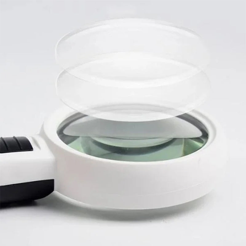 Vergrootglas met 30x Vergroting en LED-Verlichting voor Lezen en Detailwerk