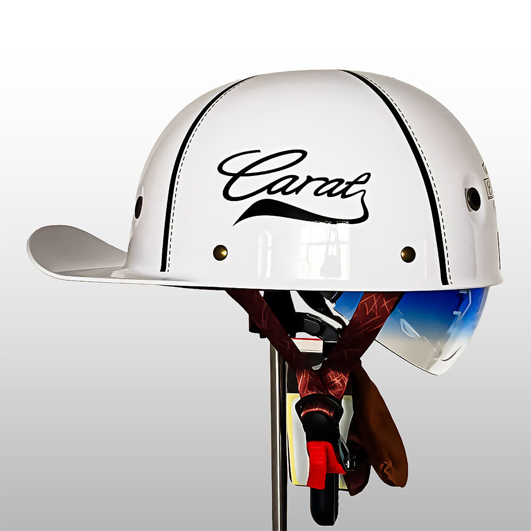 Cap‑Stijl Motorhelm met Sterke ABS‑Constructie en Veiligheidscertificering