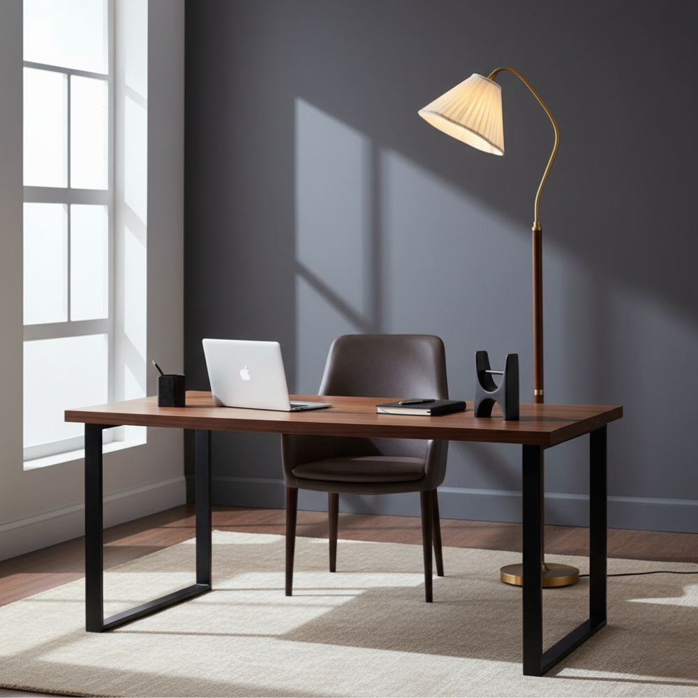 Japanse Vloerlamp met Houten Basis en Zachte Warme Sfeerverlichting