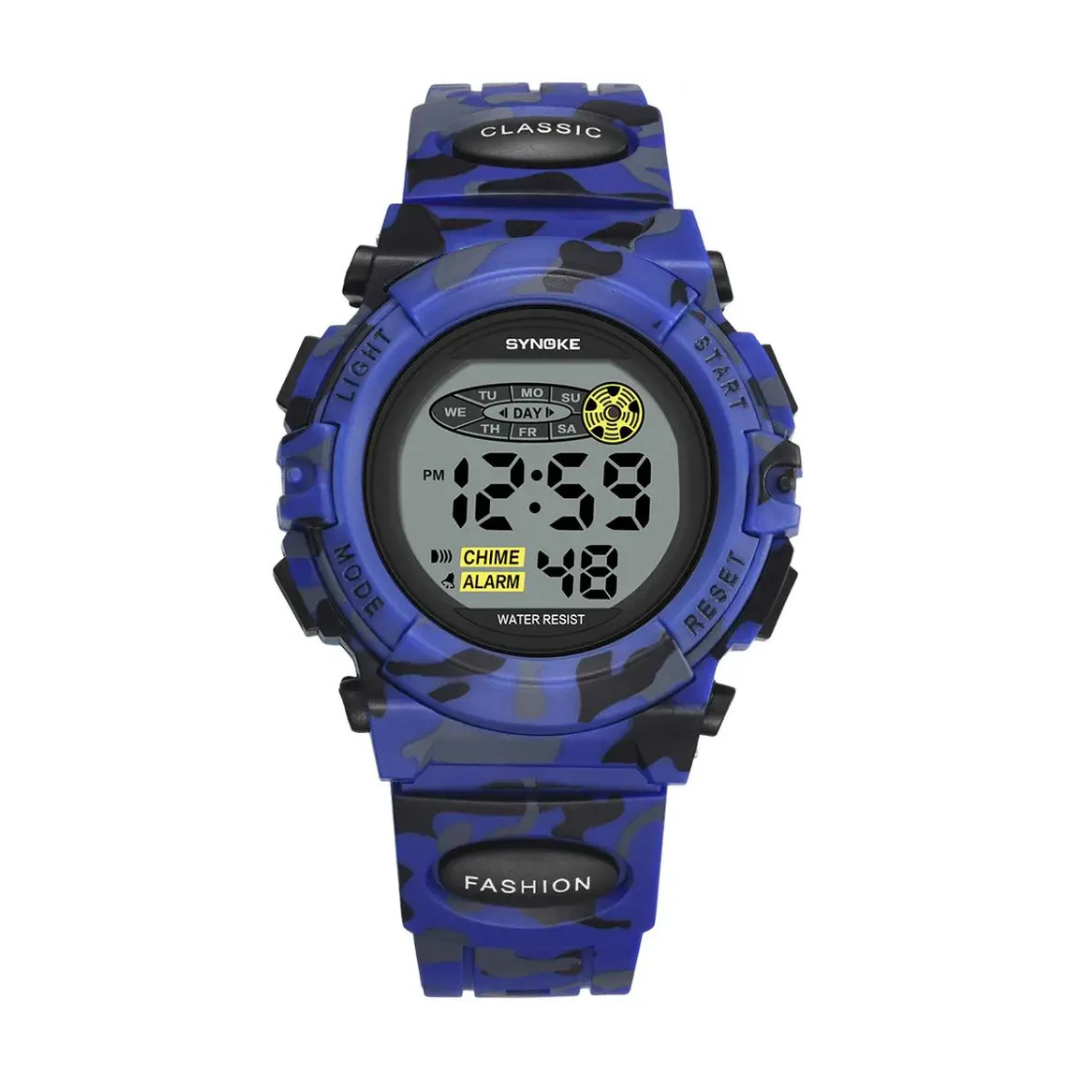 Digitaal Kinderhorloge met Waterbestendig Ontwerp en Stopwatch voor Dagelijks Gebruik