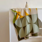 Omkeerbare Ponchosjaal Met Geometrisch Patroon Voor Herfst En Winter