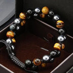Dubbel Laags Kristallen Armband met Elastische Pasvorm en Luxe Geschenkdoos
