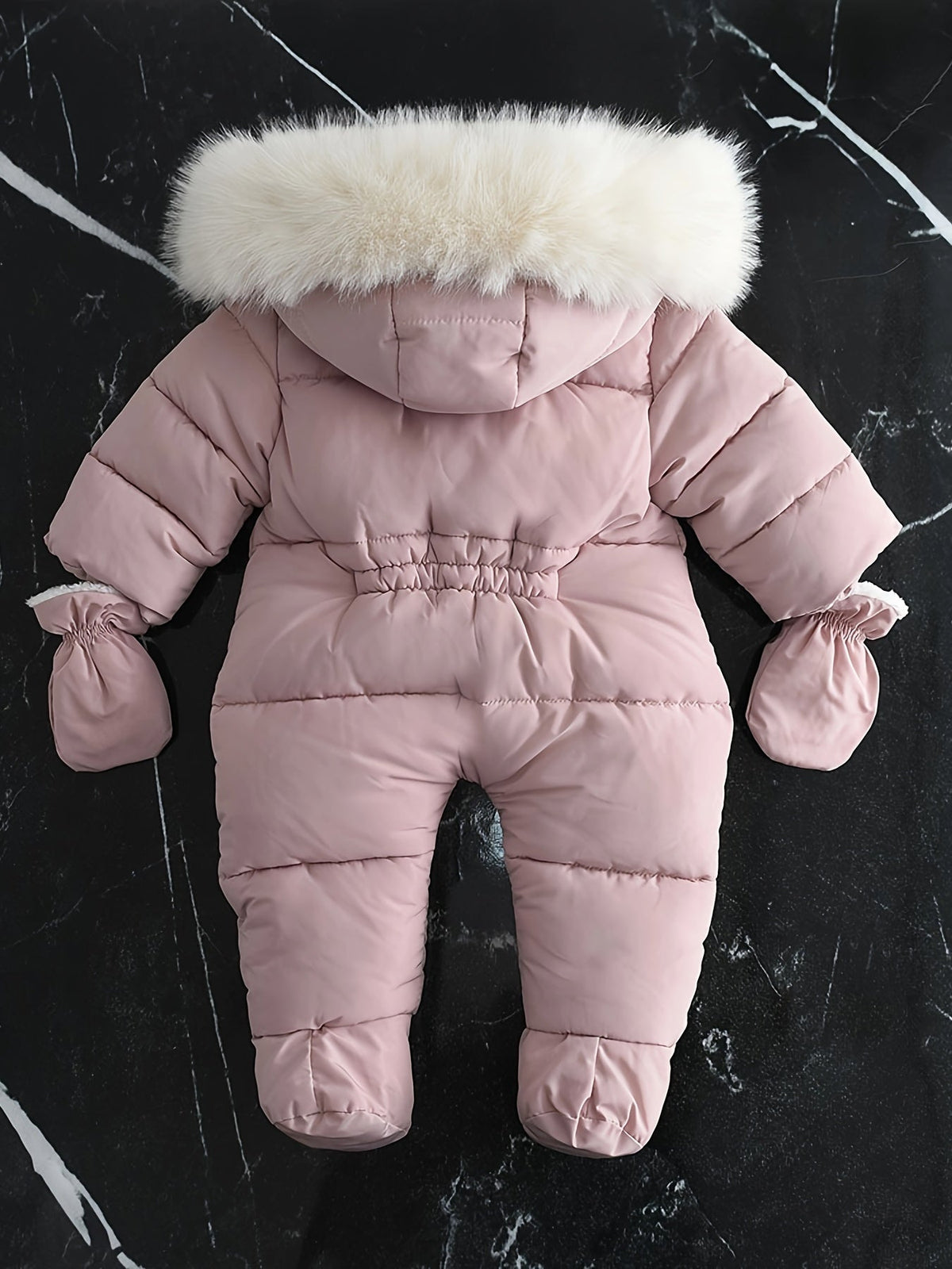 Baby Winteroverall Met Capuchon En Zachte Voering