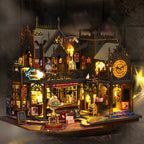 3D Houten Puzzelhuis Met LED Verlichting Voor Creatief Bouwplezier