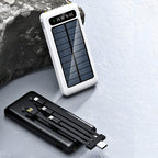 Solar Powerbank met 20.000mAh en LED‑Display
