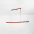Lineaire Metalen LED Hanglamp Met Acrylkap