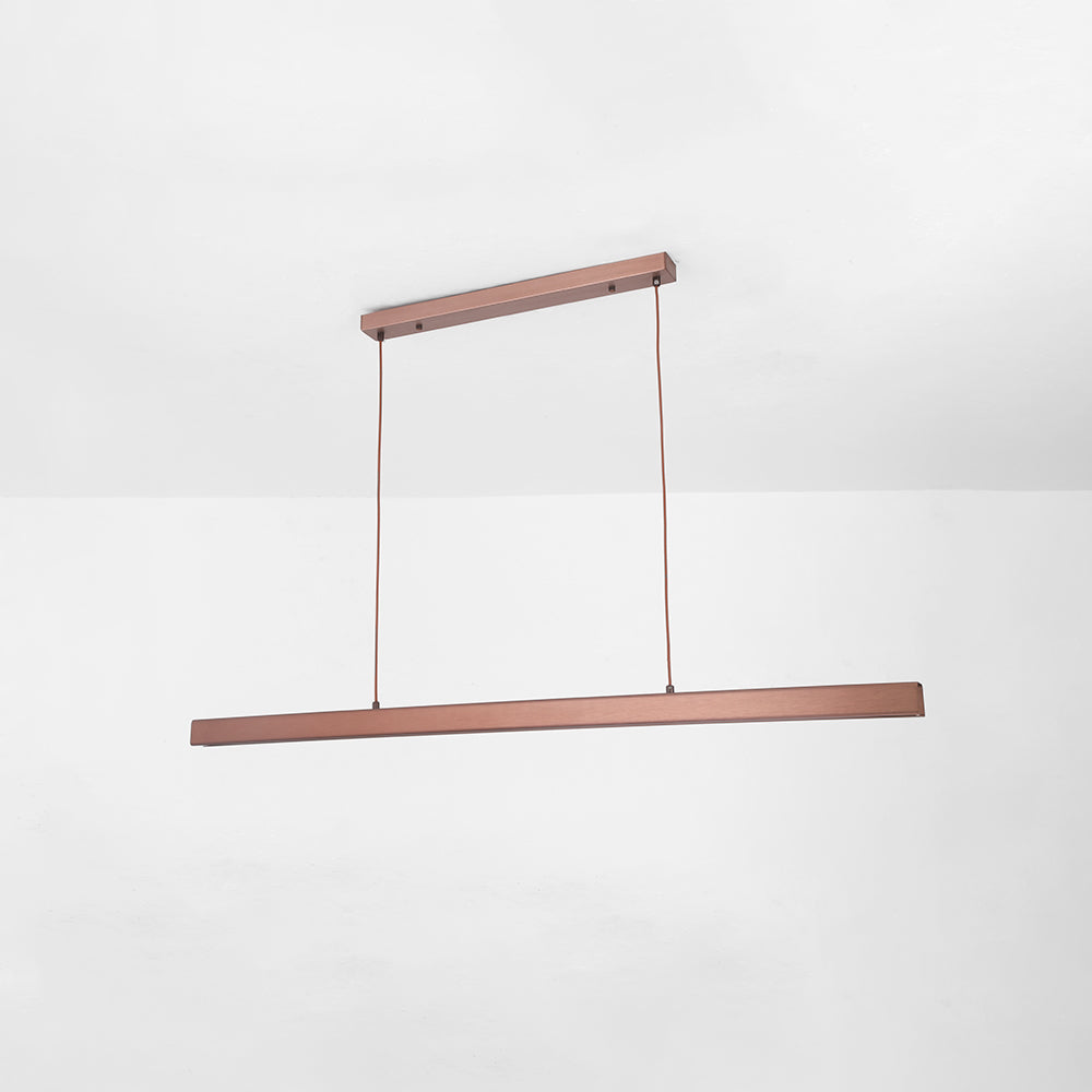 Lineaire Metalen LED Hanglamp Met Acrylkap