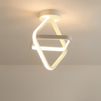 Kleine Moderne LED Plafondlamp met Innovatief 2‑Ringen Ontwerp voor Stijlvolle Binnenruimtes
