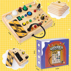 Montessori Licht en Schakelbord voor Zintuiglijk Spel