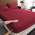 Gewatteerde Matrastopper met Antislip Pasvorm voor Extra Slaapcomfort