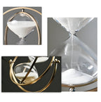 Elegante Zandloper Met Messing Frame