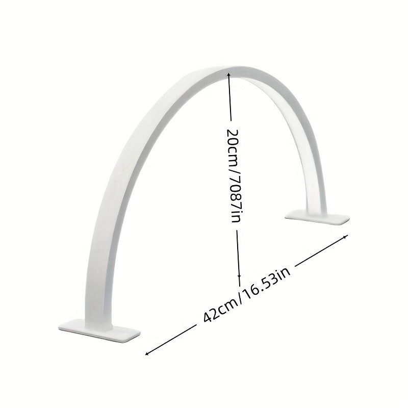 Halvemaanvormige LED-bureaulamp met verstelbaar licht en USB-voeding