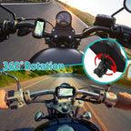Waterdichte Telefoonhouder Met 360° Rotatie Voor Fiets, Motor En E-Bike Ritjes