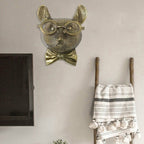 Decoratieve Dierenkop Wandobject van Hars met Expressief Ontwerp