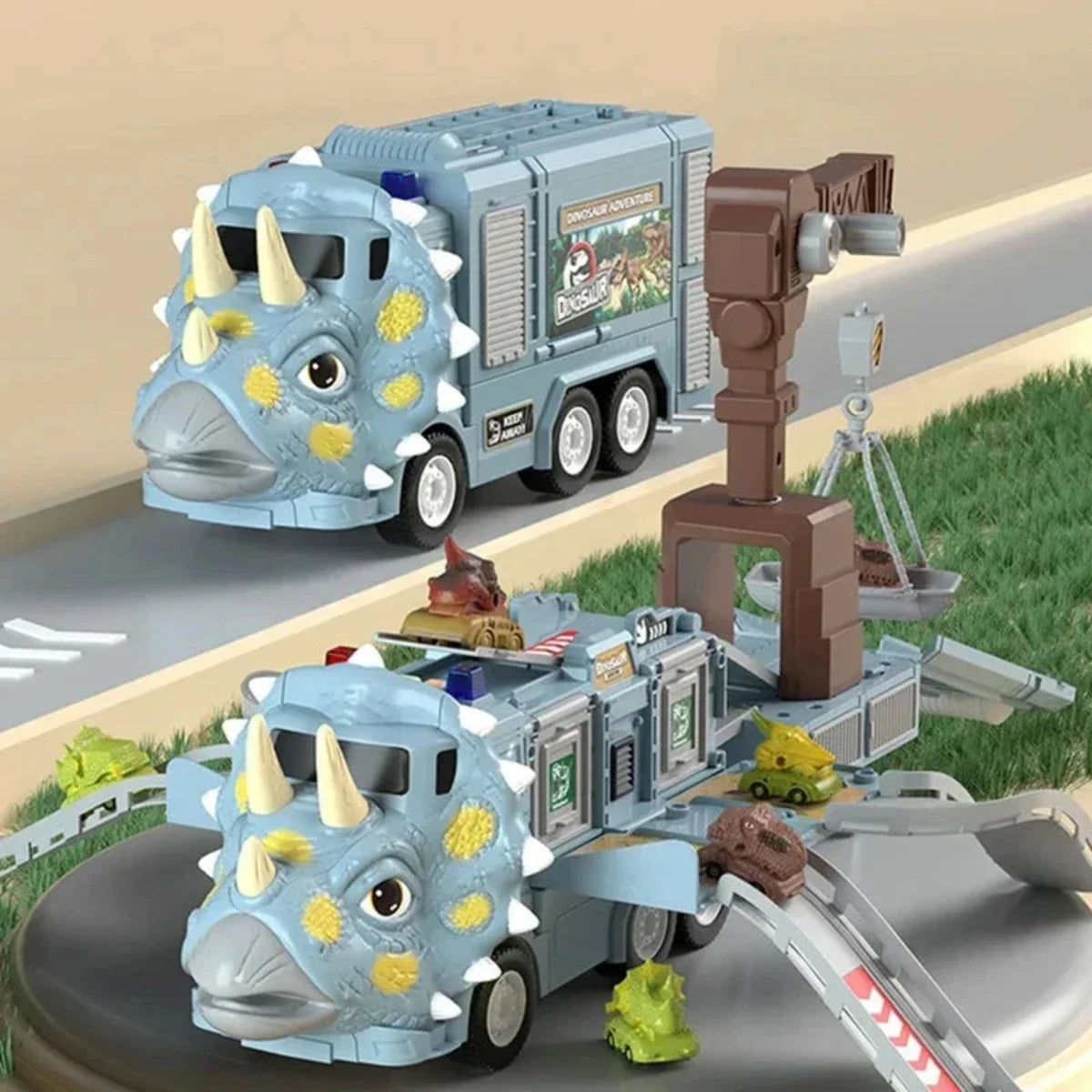 Dinosaurus Transporttruck Met Licht En Geluid Voor Fantasierijke Speelavonturen