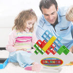 Magnetisch Evenwichtsspel met Kleurrijk Tetris Ontwerp