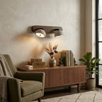 Travertin Wandlamp Met Slank Profiel En Warme Lichtgloed Voor Moderne Ruimtes