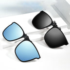 Opvouwbare Clip-On Gepolariseerde Zonnebril voor Brildragers met UV400 Bescherming