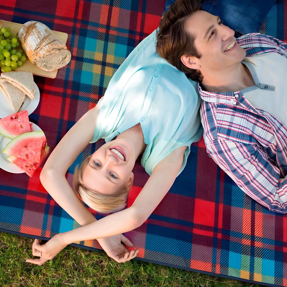 Waterdichte Picknickdeken met Zachte Bovenlaag en Lichtgewicht Ontwerp