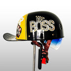 Cap‑Stijl Motorhelm met Sterke ABS‑Constructie en Veiligheidscertificering