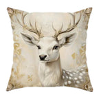 Velours Kerst Kussenhoes Met Feestelijk Winterdesign