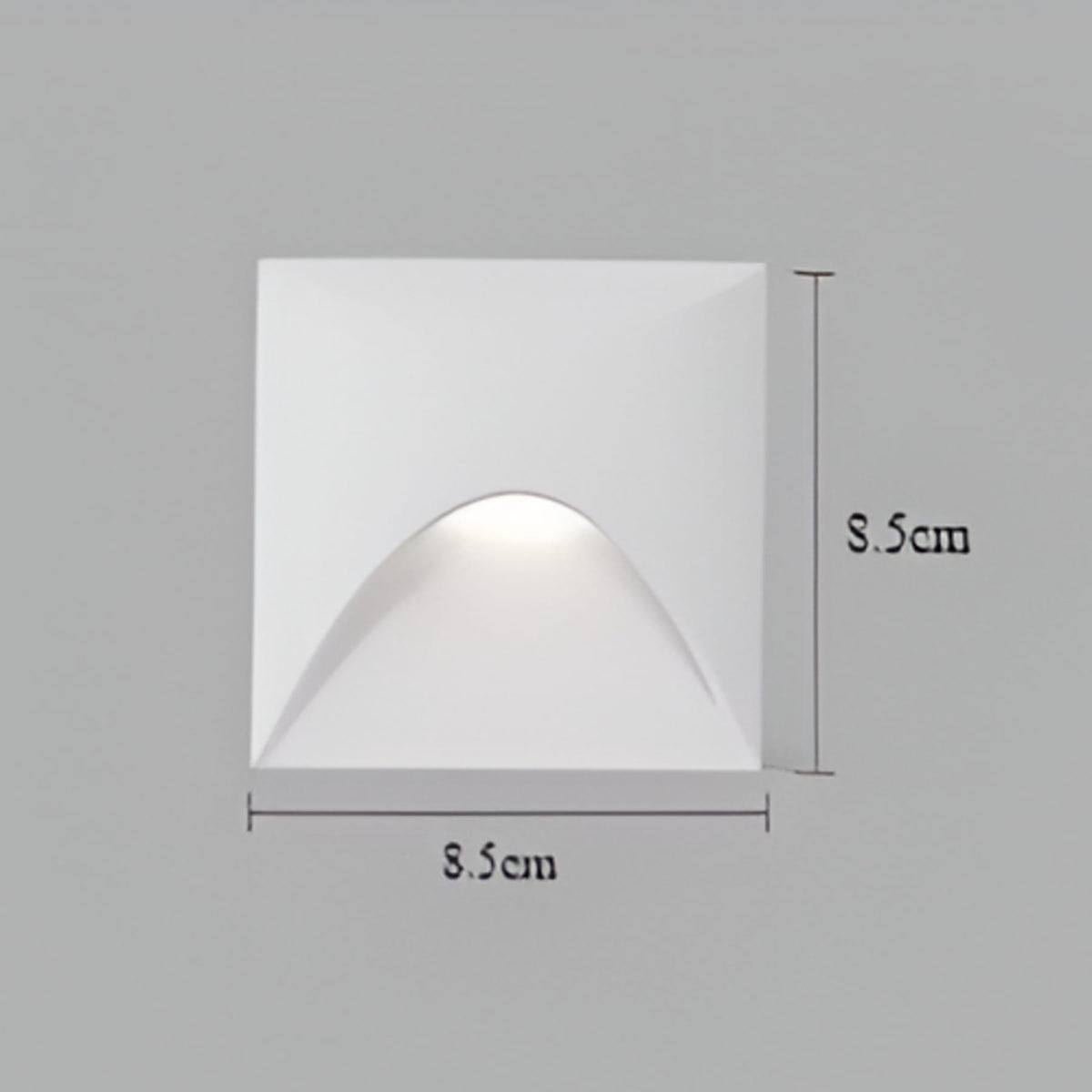 Wandlamp Met Mat Metalen Behuizing En Optionele Sensor Voor Strakke Halverlichting