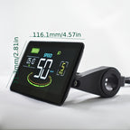 LCD Display voor Elektrische Fiets en Scooter met Snelheidsmeter