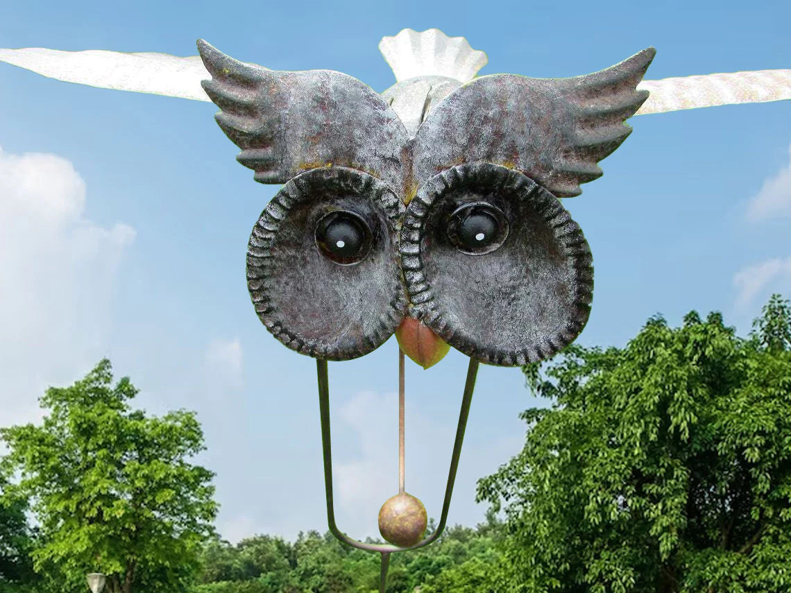 Metalen Windvogel met Bewegende Vleugels en Weerbestendige Constructie
