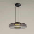 Gelaagde Glazen Hanglamp Met Warme LED-Verlichting En Tijdloos Design