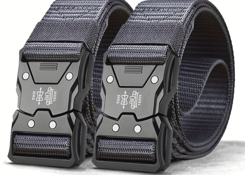 Nylon Outdoor Riemenset met Snelle Metalen Gesp