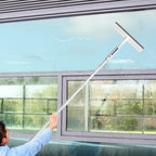 Dubbelzijdige Ruitenreiniger met Telescopische Steel voor Streeploze Glasreiniging