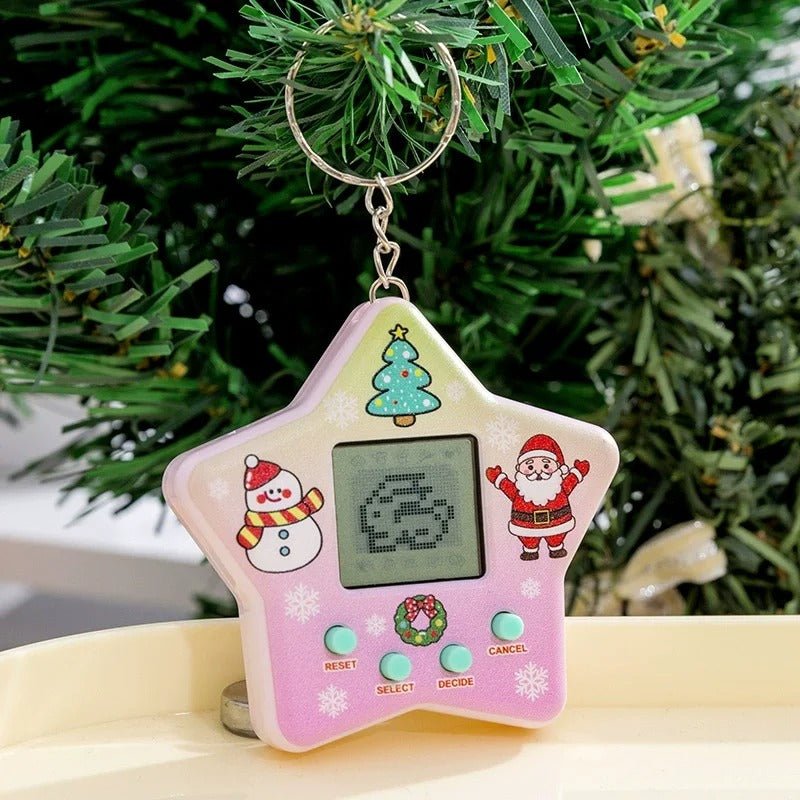 Digitale Pocket‑Pet met LCD‑Scherm en Stervormige Behuizing