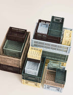 Opbergdozen van Gerecycled Plastic met Geperforeerd Ontwerp