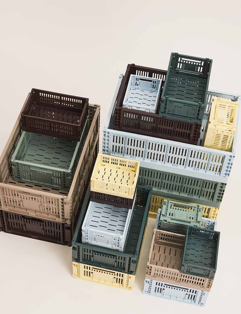 Opbergdozen van Gerecycled Plastic met Geperforeerd Ontwerp