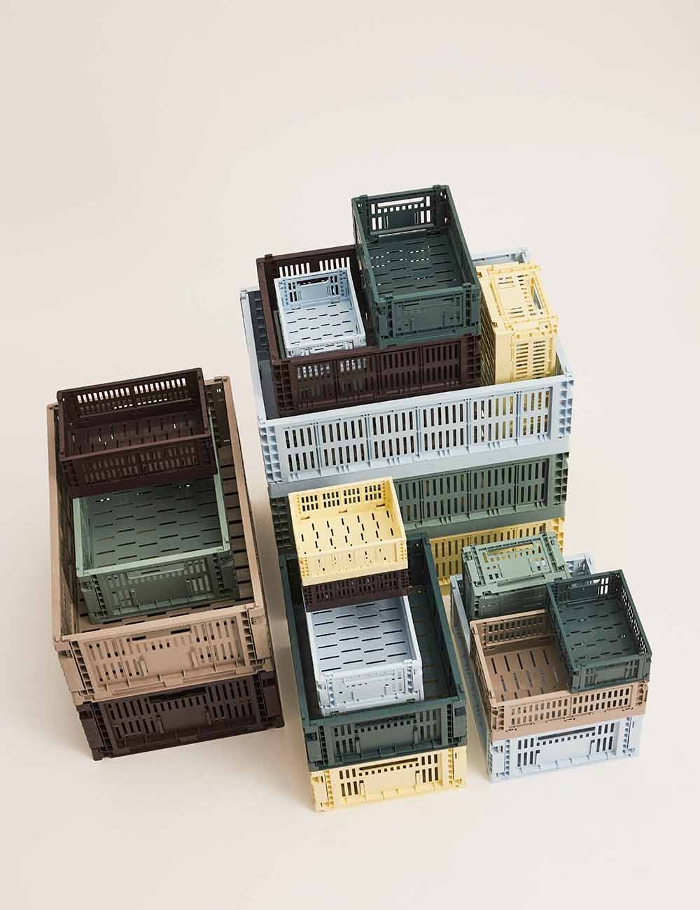 Opbergdozen van Gerecycled Plastic met Geperforeerd Ontwerp