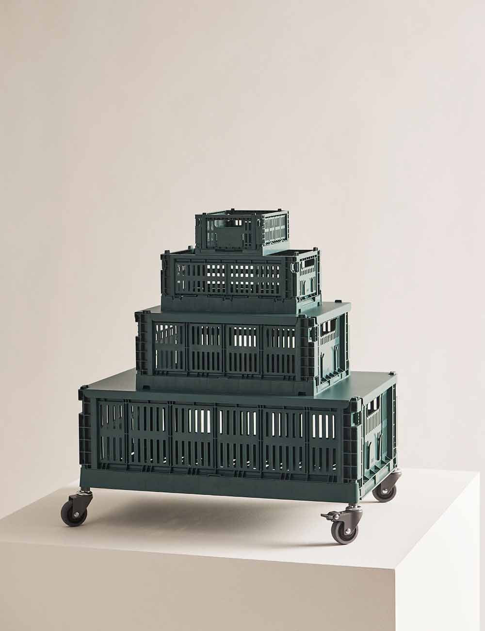 Opbergdozen van Gerecycled Plastic met Geperforeerd Ontwerp