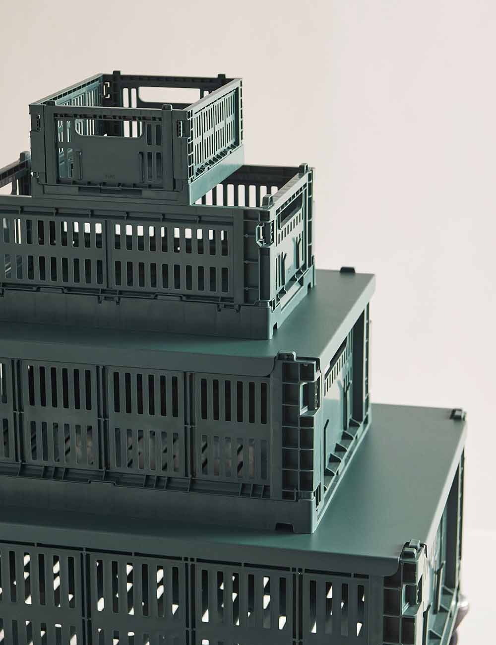 Opbergdozen van Gerecycled Plastic met Geperforeerd Ontwerp