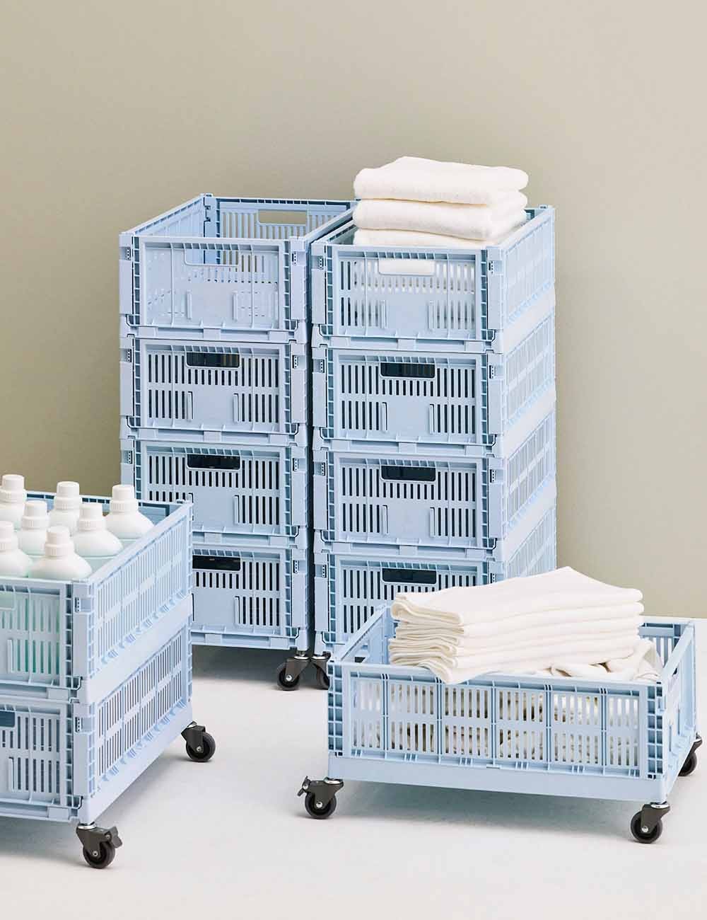 Opbergdozen van Gerecycled Plastic met Geperforeerd Ontwerp