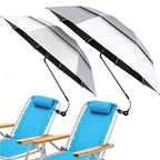 Verstelbare Stoelparasol met Klem en UV-Bescherming voor Vissen en Buiten