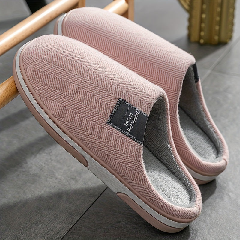 Warme Pantoffels Met Zachte Pluche Voering Voor Comfortabele En Gezellige Dagen Thuis