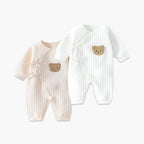 Baby Romper Met Beertjesprint En Zachte Comfortabele Pasvorm