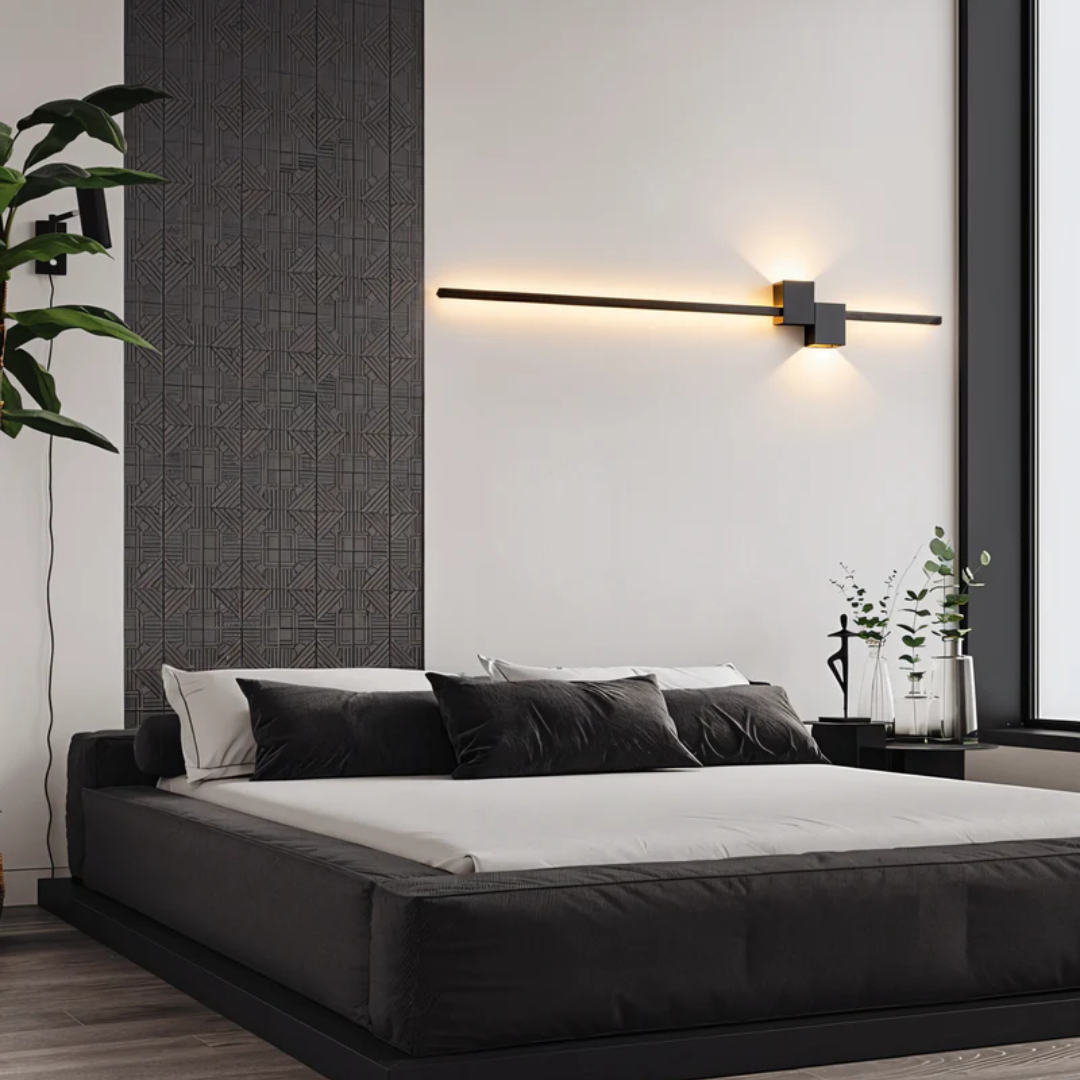 Aluminium Wandlamp met Warm Ledlicht