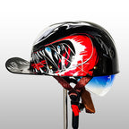 Cap‑Stijl Motorhelm met Sterke ABS‑Constructie en Veiligheidscertificering