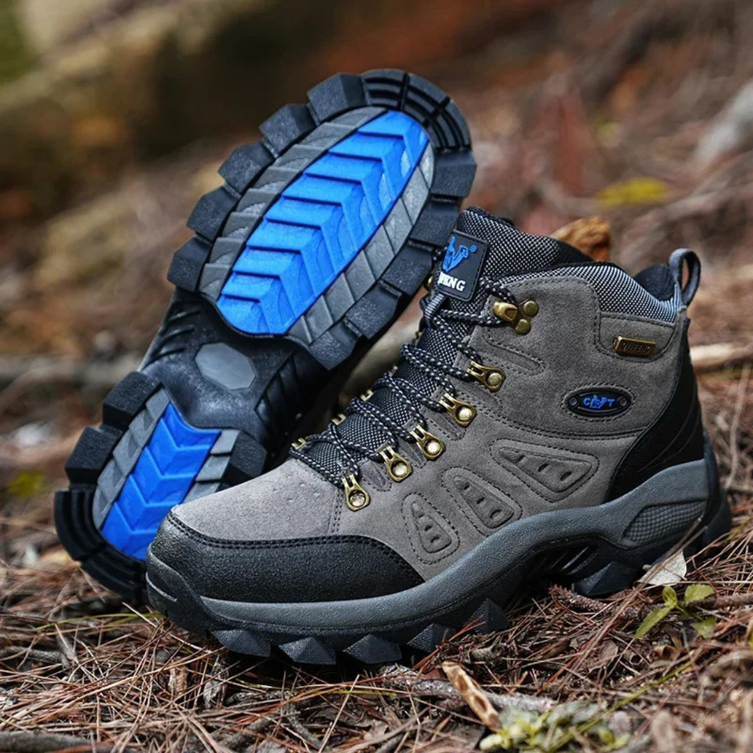 Heren Orthopedische Wandelschoenen met Slipvaste Zool voor Outdoor Gebruik