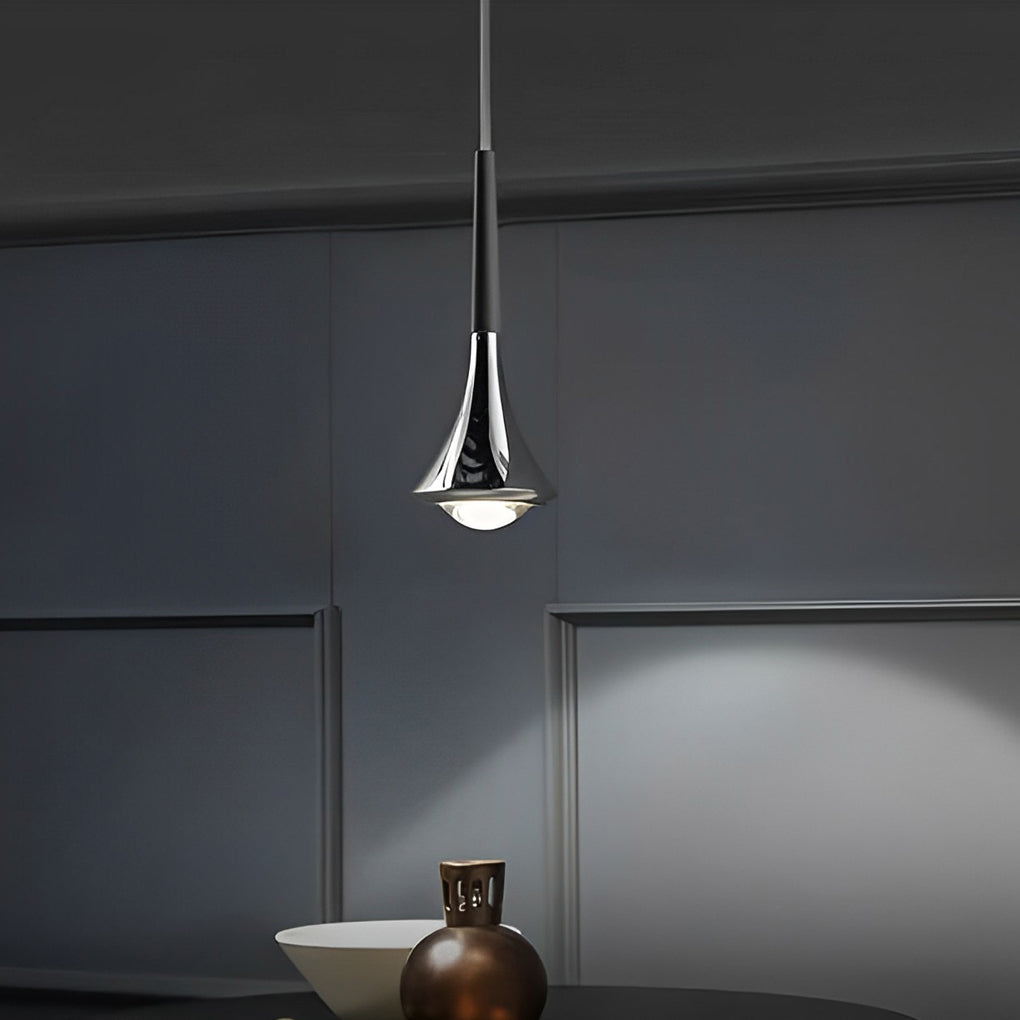 Nordische LED Hanglamp van Metaal met Druppelvormig Ontwerp