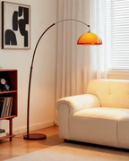Boogvloerlamp met Elegante Boogarm en Zachte Ruimteverlichting