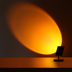 Retro Tafellamp met Warm Licht en Zachte Sfeer