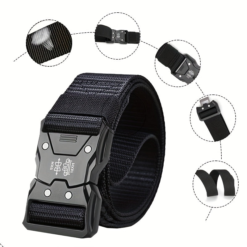 Nylon Outdoor Riemenset met Snelle Metalen Gesp